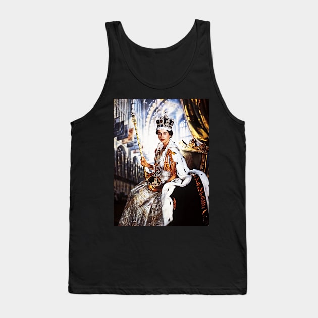 Queen Elizabeth Tank Top by valentinahramov